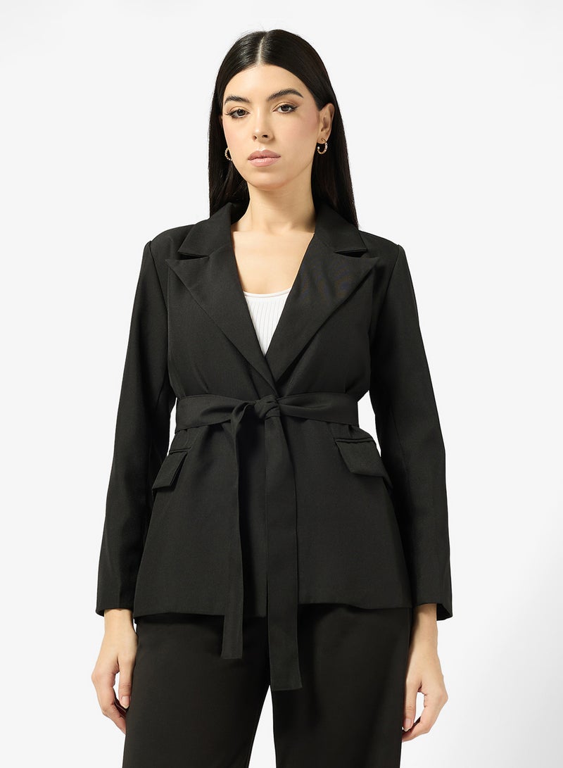 ELLA Self Tie Blazer - Image 1